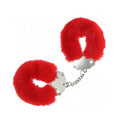 Ouch! Heavy-Duty Fluffy Handcuffs Red by Shots