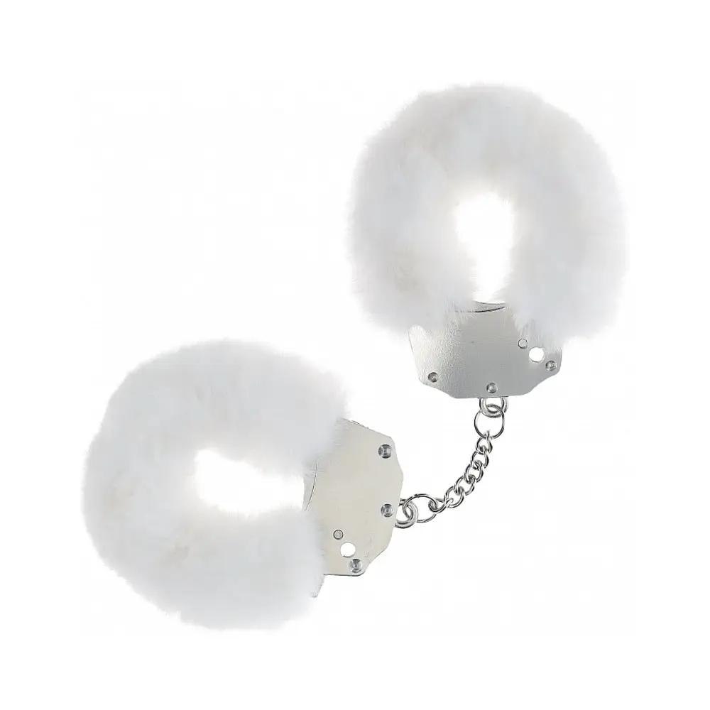 Ouch! Heavy-Duty Fluffy Handcuffs White by Shots