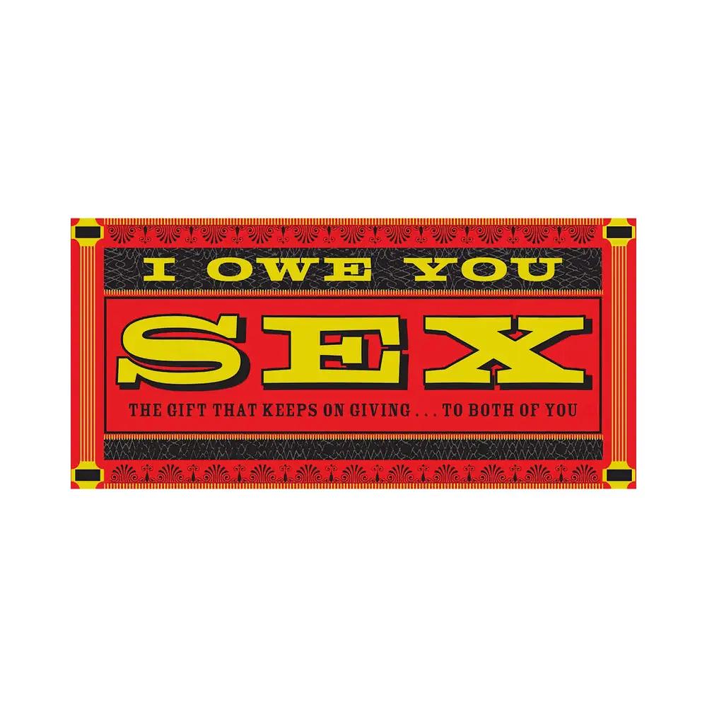 IOU Sex Gift Coupons by Hachette