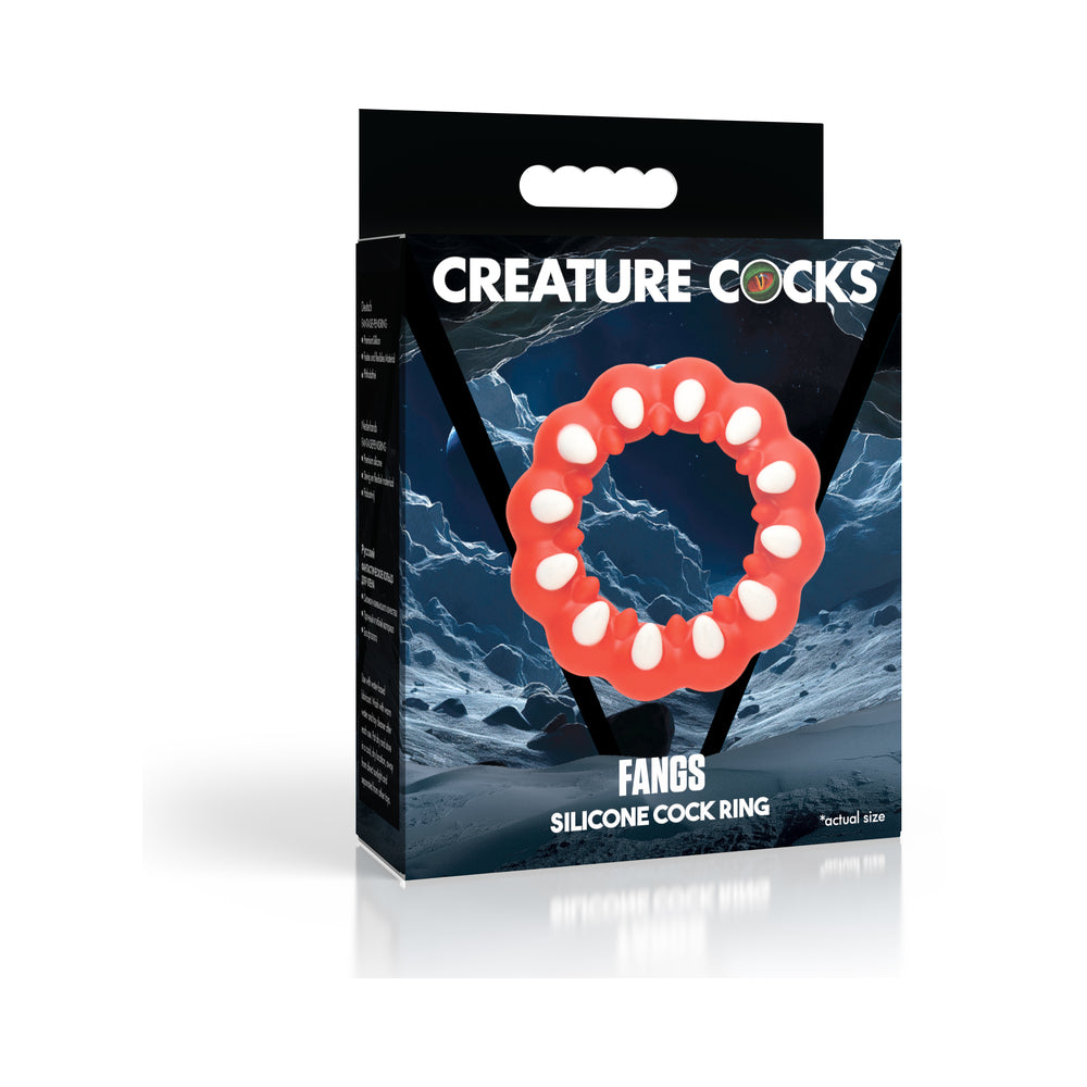 Creature Cocks Fangs Silicone Cock Ring by XR Brands