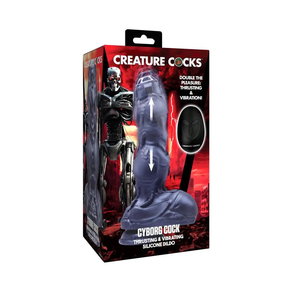 Creature Cocks Cyborg Thrusting Silicone Dildo by XR Brands
