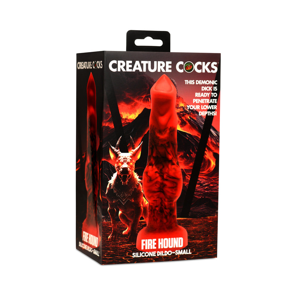 Creature Cocks Fire Hound Silicone Dildo S by XR Brands