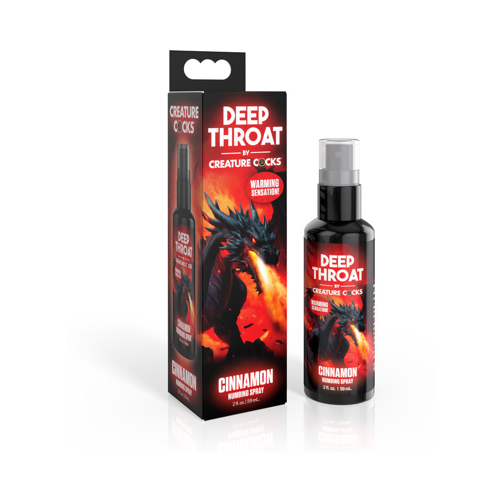 Creature Cocks Throat Numbing Spray Cinnamon 1 oz. by XR Brands