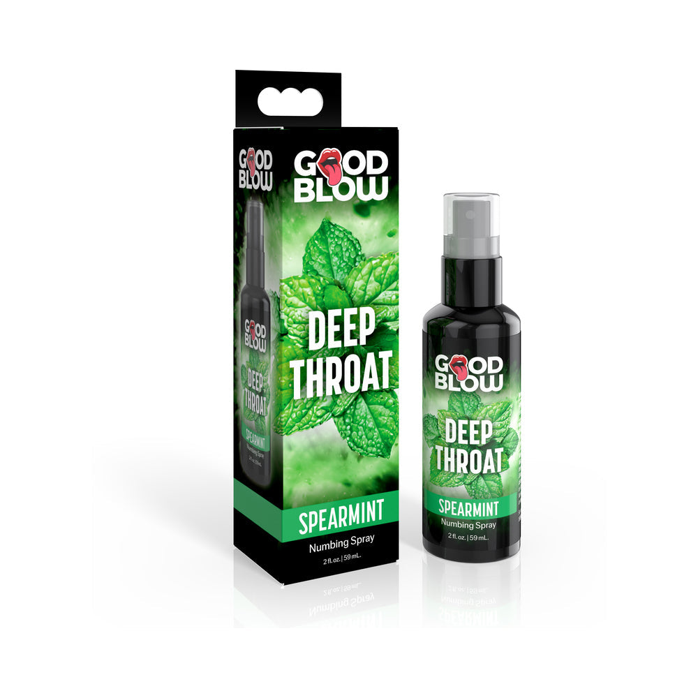Good Blow Deep Throat Spray Spearmint 1 oz. by XR Brands
