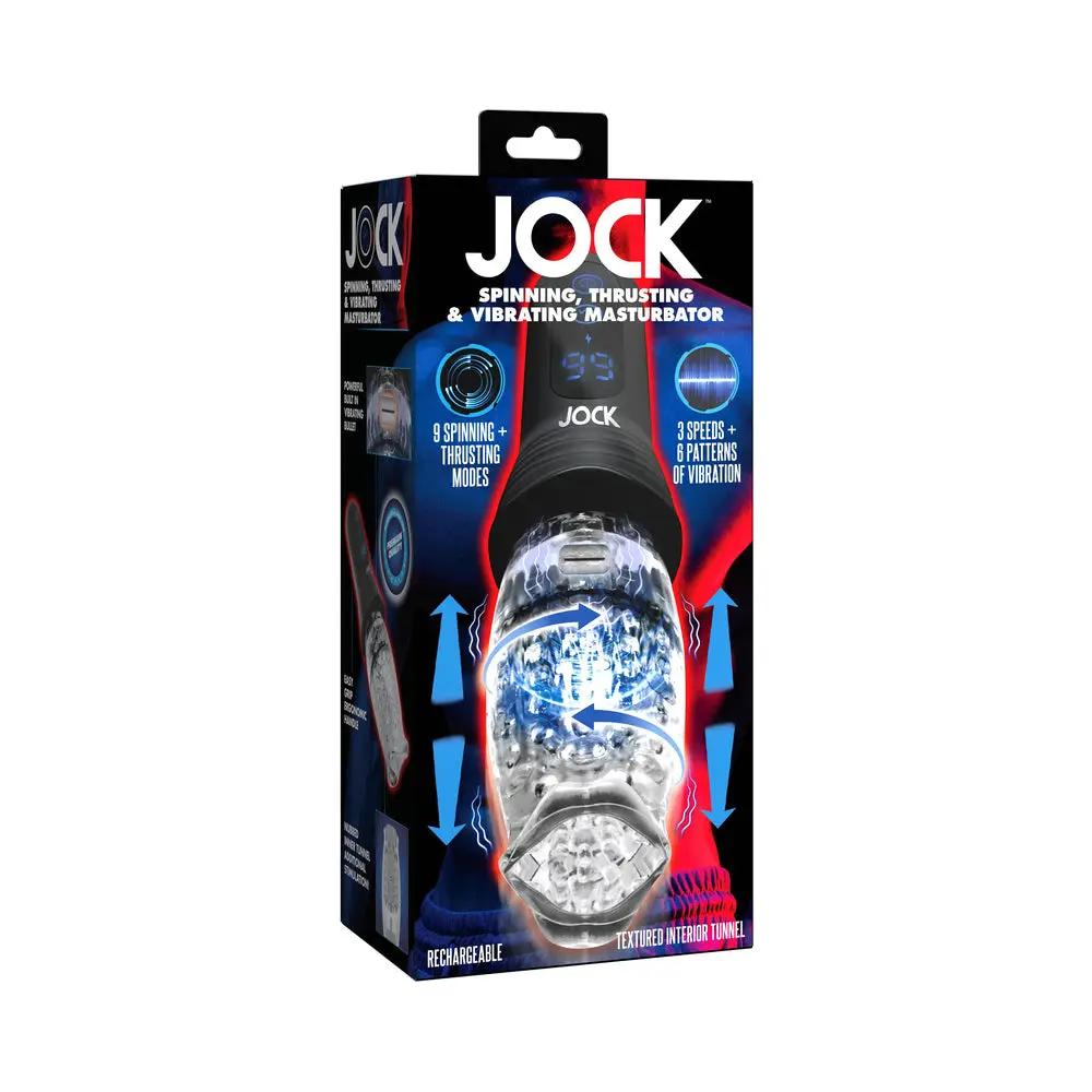 JOCK Spinning Thrusting & Vibrating Masturbator by Curve Novelties