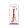 Colours Stacked 6 in. Dildo Red/Gold by NS Novelties