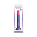 Colours Stacked 9 in. Dildo Pink/Blue by NS Novelties