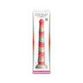 Colours Stacked 12 in. Dildo Red/Gold by NS Novelties