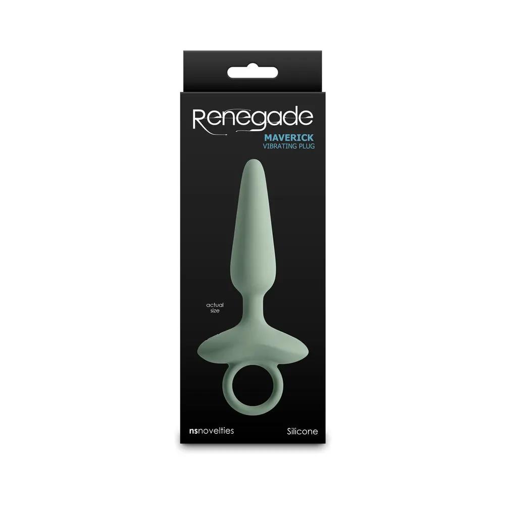 Renegade Maverick Rechargeable Vibrating Anal Plug Sage by NS Novelties