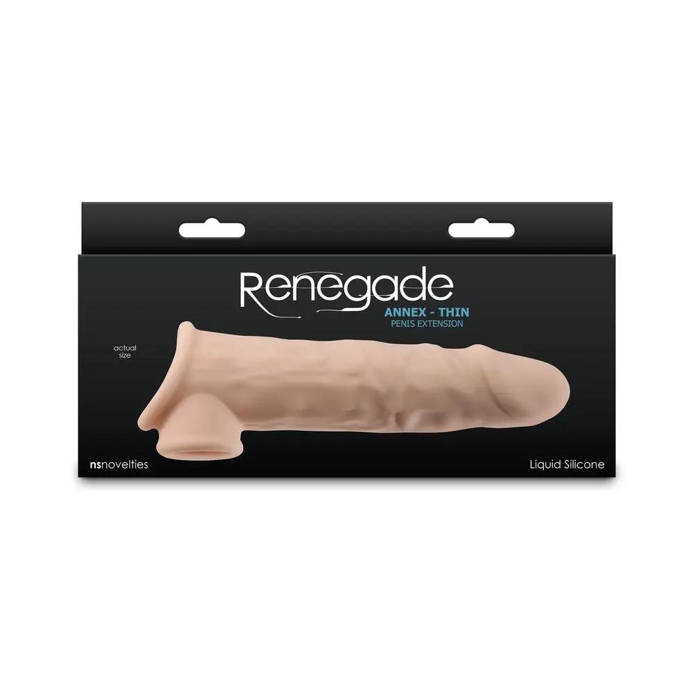 Renegade Annex Thin Penis Extension Beige by NS Novelties