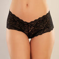 Allure Adore Candy Apple Panty Black O/S by Allure Lingerie