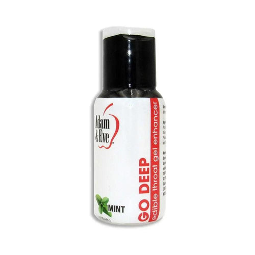 Adam & Eve Go Deep Edible Throat Gel Enhancer Mint 1 oz. by Adam & Eve