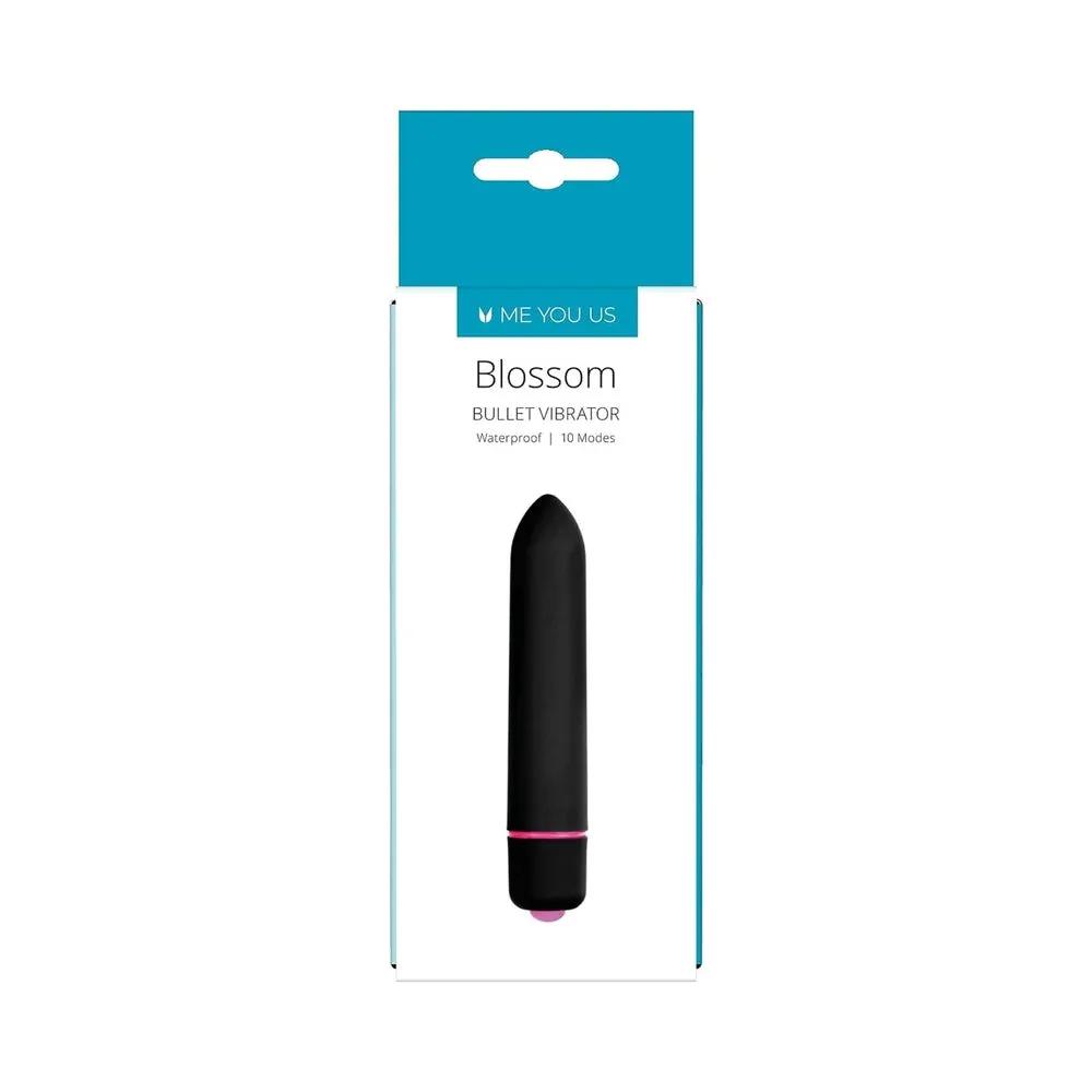 Me You Us Blossom 10 Mode Bullet Vibrator Black by Me You Us