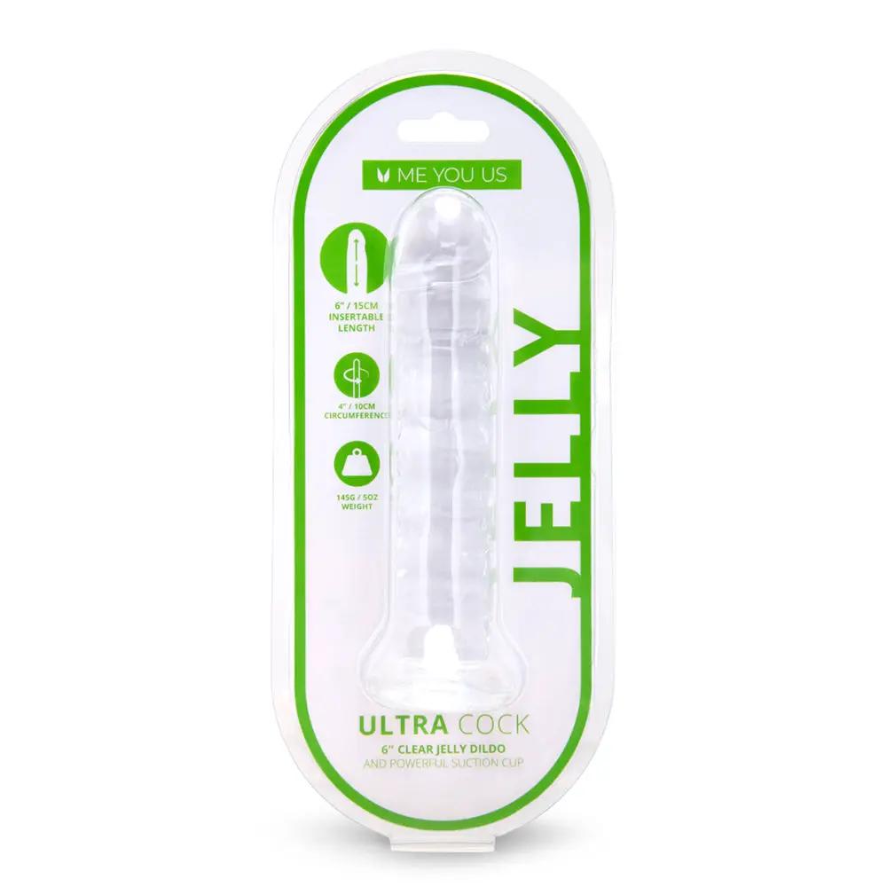 Me You Us Ultracock Clear Jelly 6 in. Dong by Me You Us
