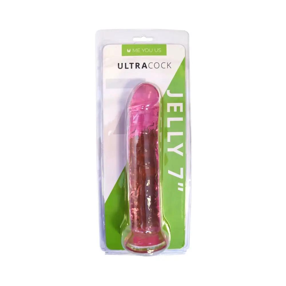 Me You Us Ultracock Pink Jelly 7 in. Dong by Me You Us