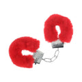 Ouch! Classic Fluffy Handcuffs Red by Shots