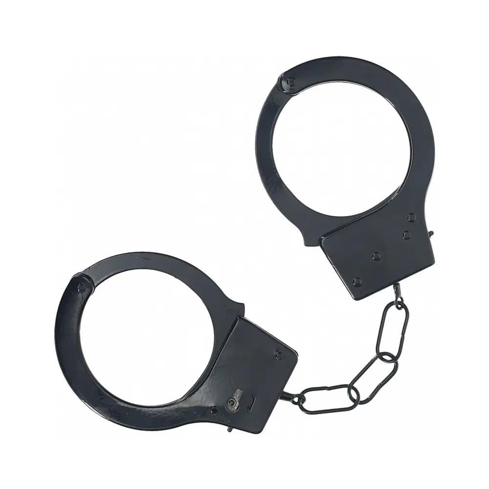 Ouch! Classic Metal Handcuffs Black by Shots