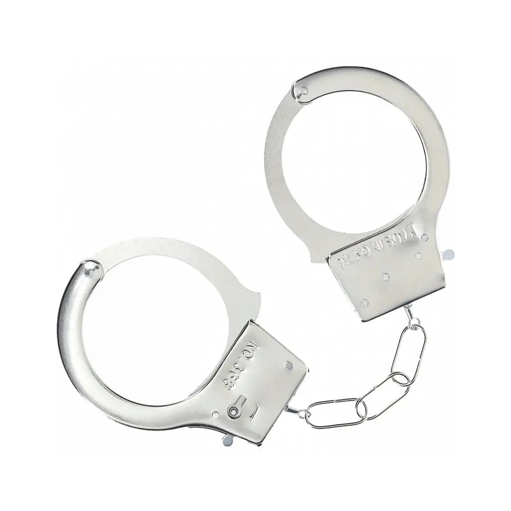 Ouch! Classic Metal Handcuffs Silver by Shots