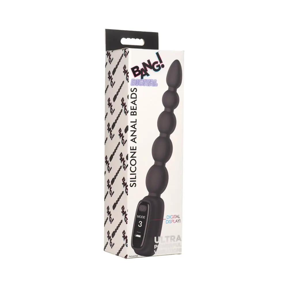 BANG! Digital Silicone Anal Beads by XR Brands