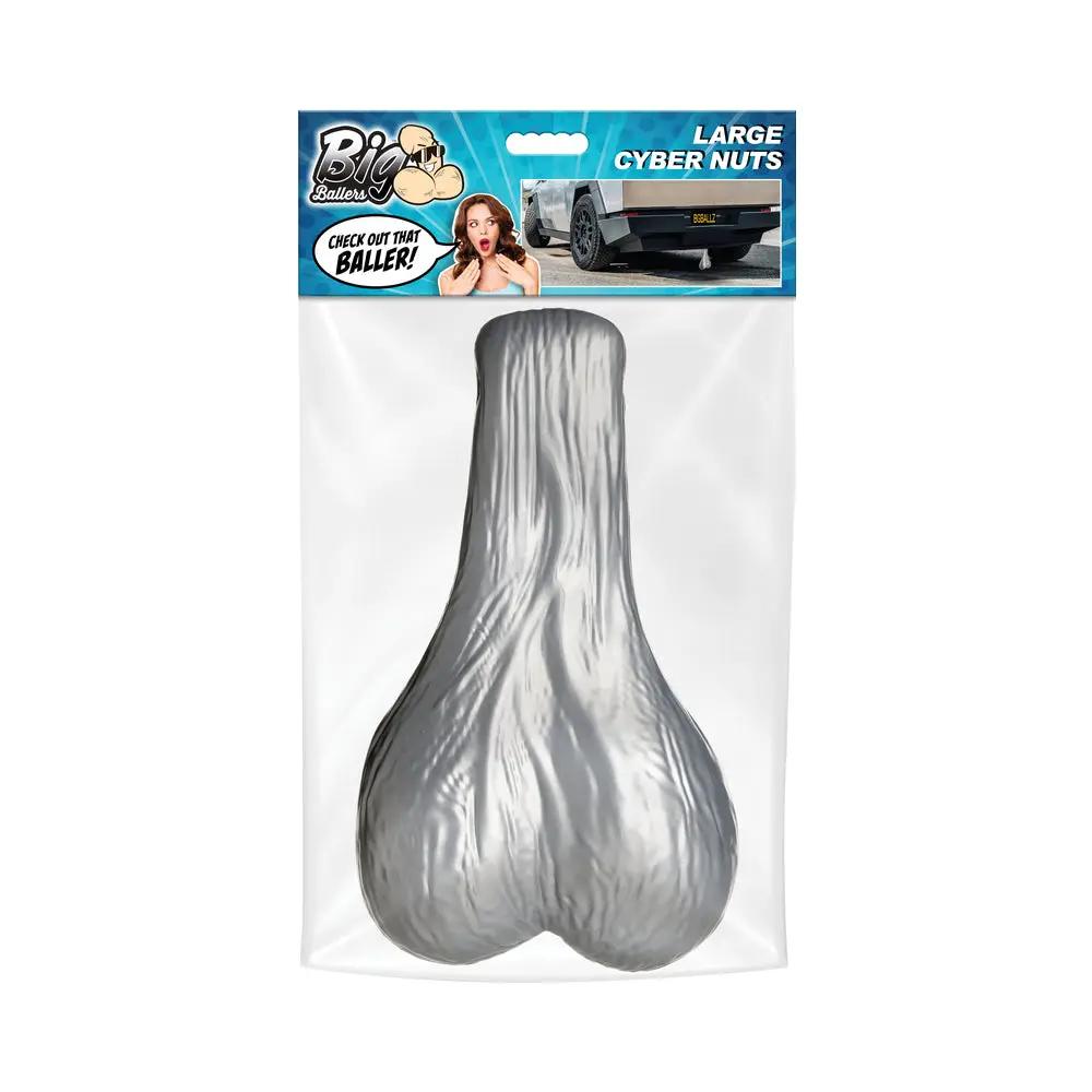 Big Ballers Large Truck Nuts Silver by XR Brands