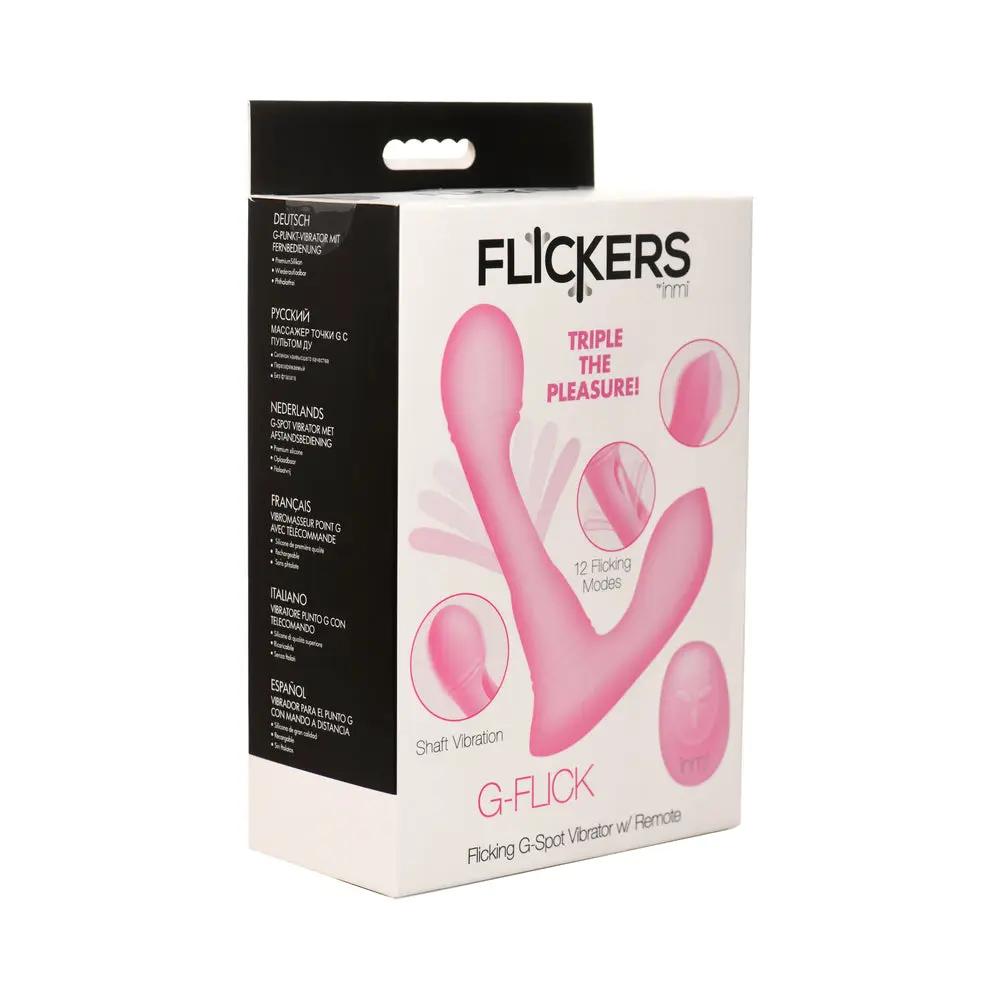 Flickers G-Flick Flicking G-Spot Vibrator with Remote by XR Brands