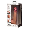 JOCK Real Skin 8 in. Silicone Dildo with Balls Medium by Curve Novelties