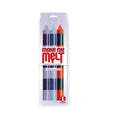 The 9's Make Me Melt Sensual Warm Drip Candles 3pk Stripes Passionettes by Icon Brands