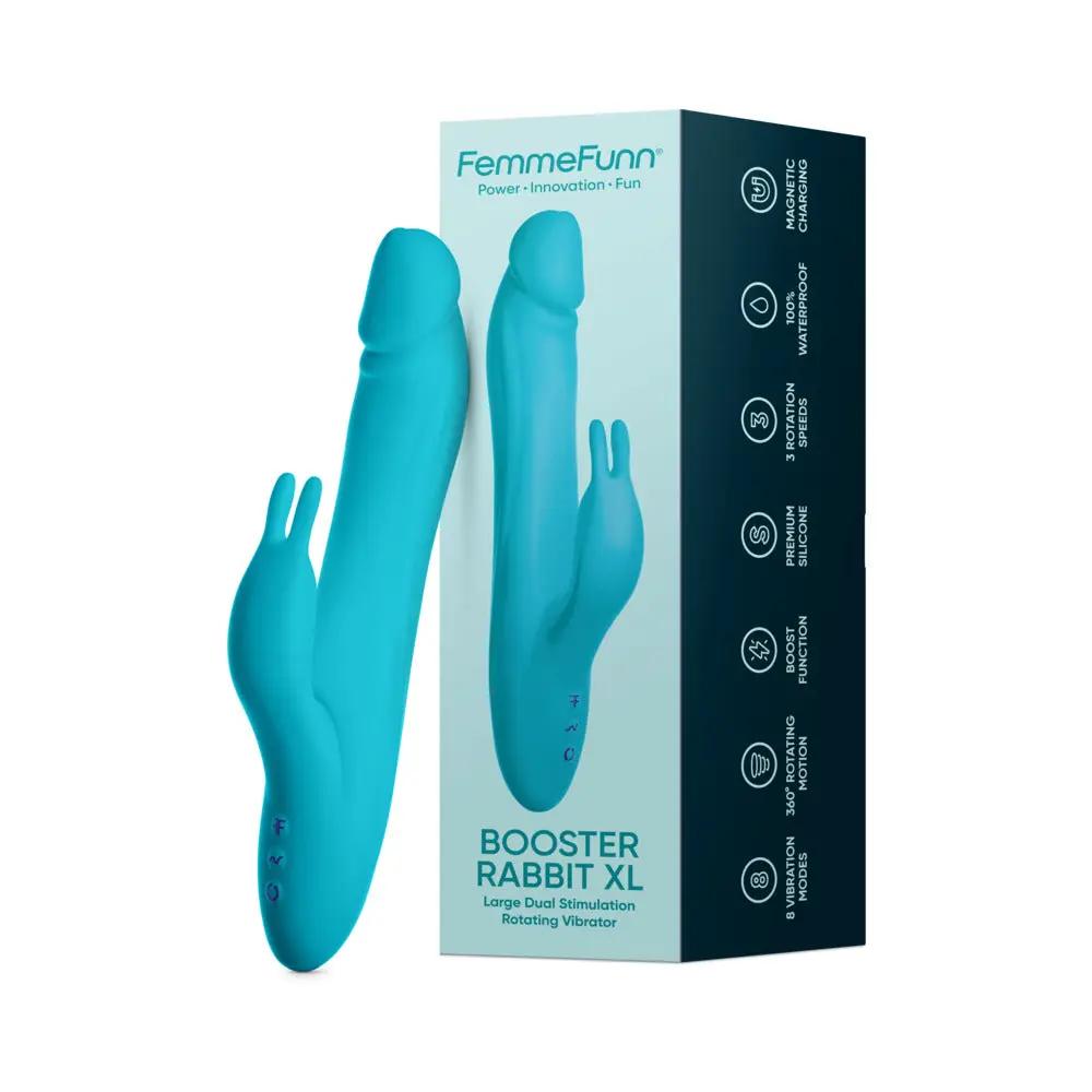 FemmeFunn Booster Rabbit XL Turquoise by FemmeFunn