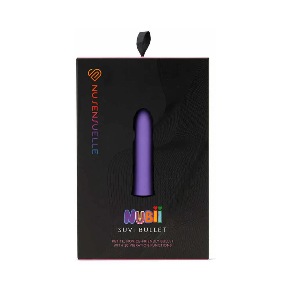 Nu Sensuelle Suvi Nubii Pointed Tip Bullet with 10 Functions Ultra Violet by Nu Sensuelle