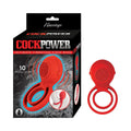 Cockpower Ultimate Vibrating Cockring Red by Nasstoys