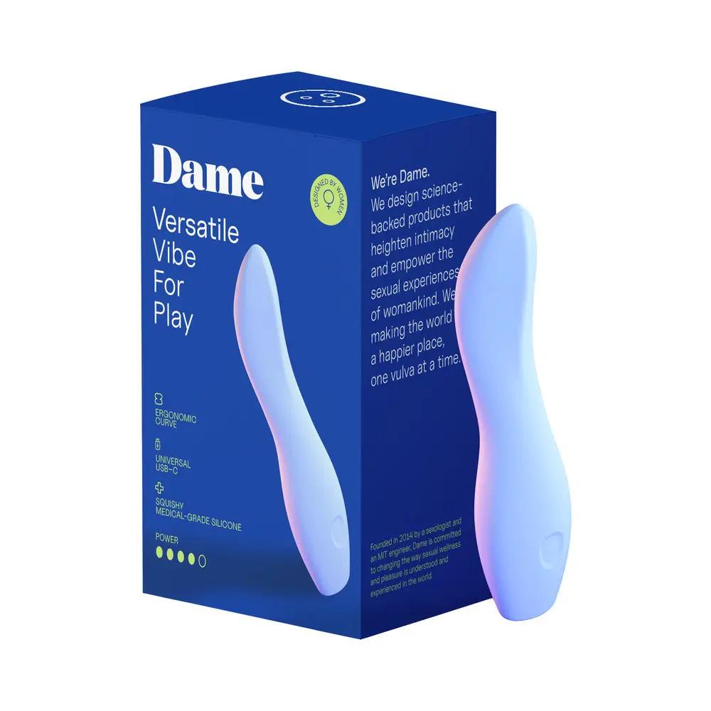 Dame Dip 2.0 Classic Vibrator Periwinkle by Dame