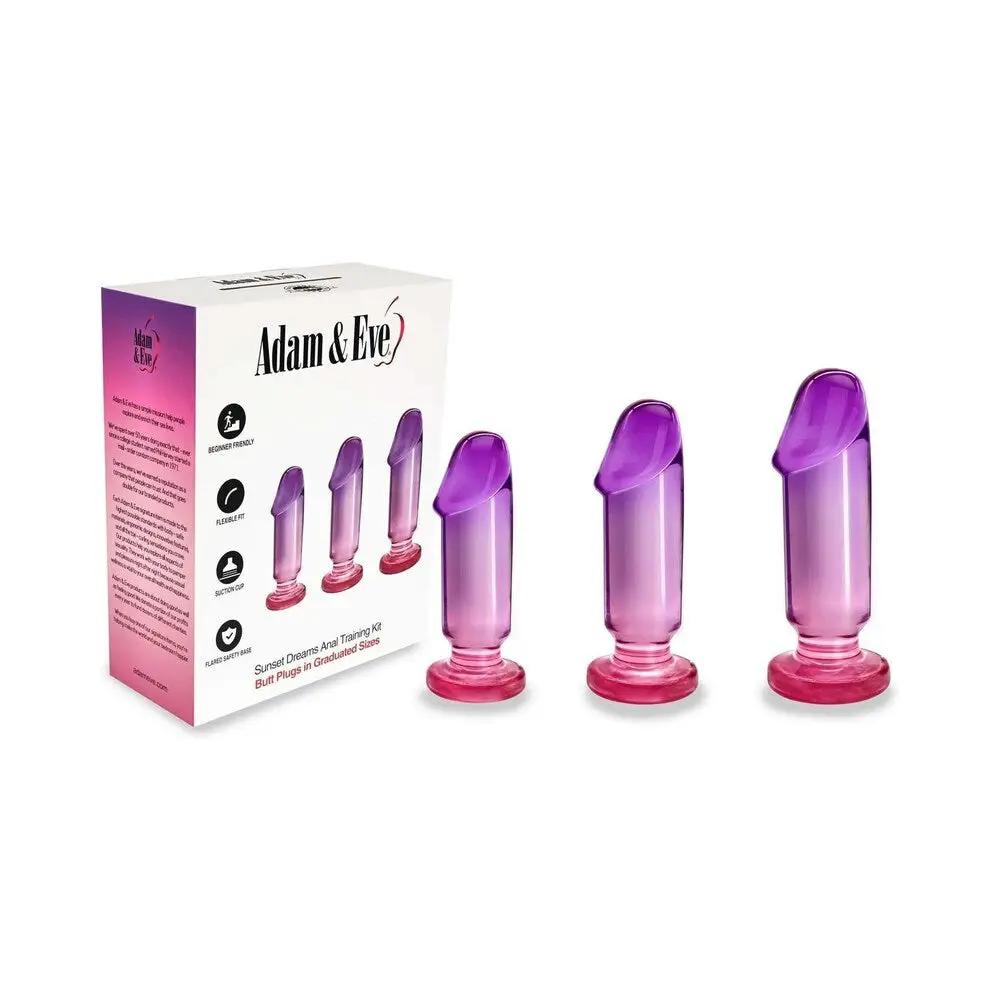 Adam & Eve Sunset Dreams Anal Plug Training Kit by Adam & Eve