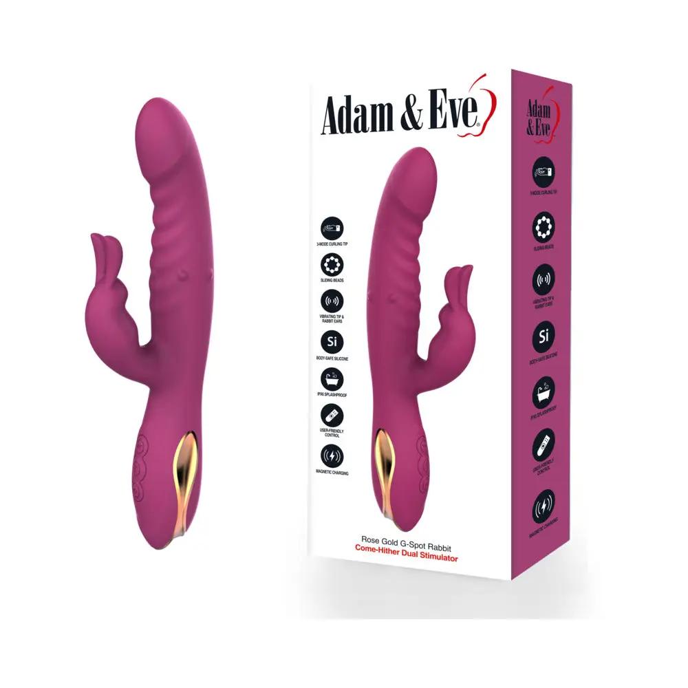 Adam & Eve Rose Gold G-Spot Rabbit by Adam & Eve