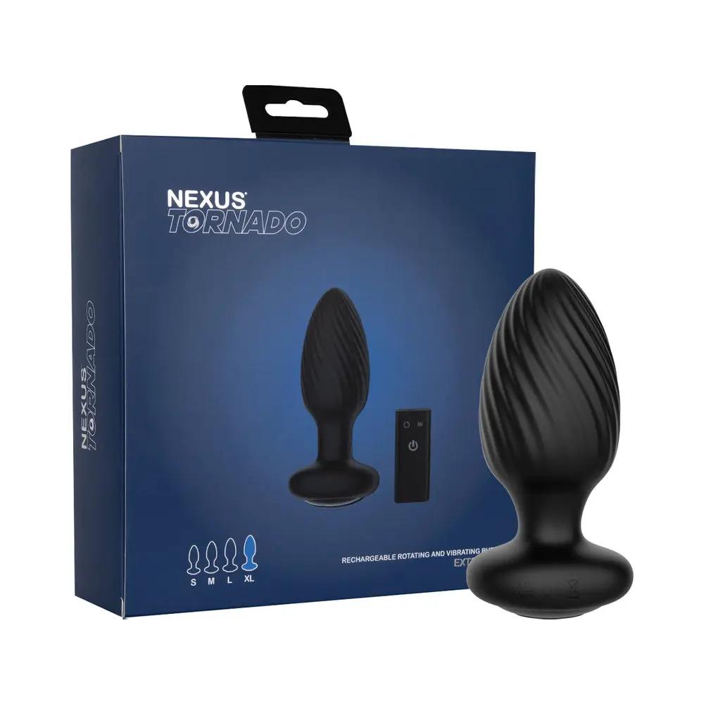 Nexus Tornado XL Rotating and Vibrating Butt Plug with Remote Control by Nexus