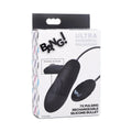 BANG! 7X Pulsing Rechargeable Silicone Bullet Black by XR Brands