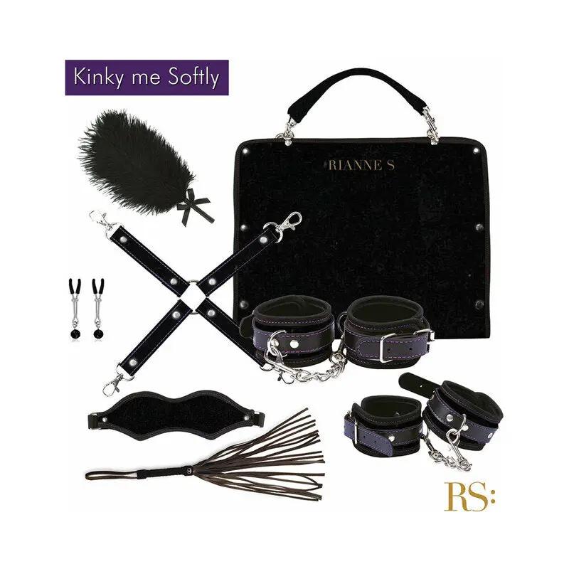 Rianne S Kinky Me Softly Bondage Kit Black by Rianne S