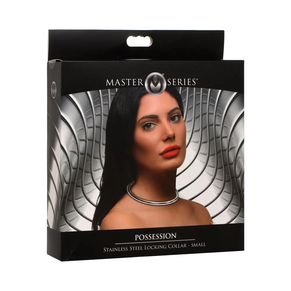 Master Series Possession Stainless Steel Locking Collar S by XR Brands