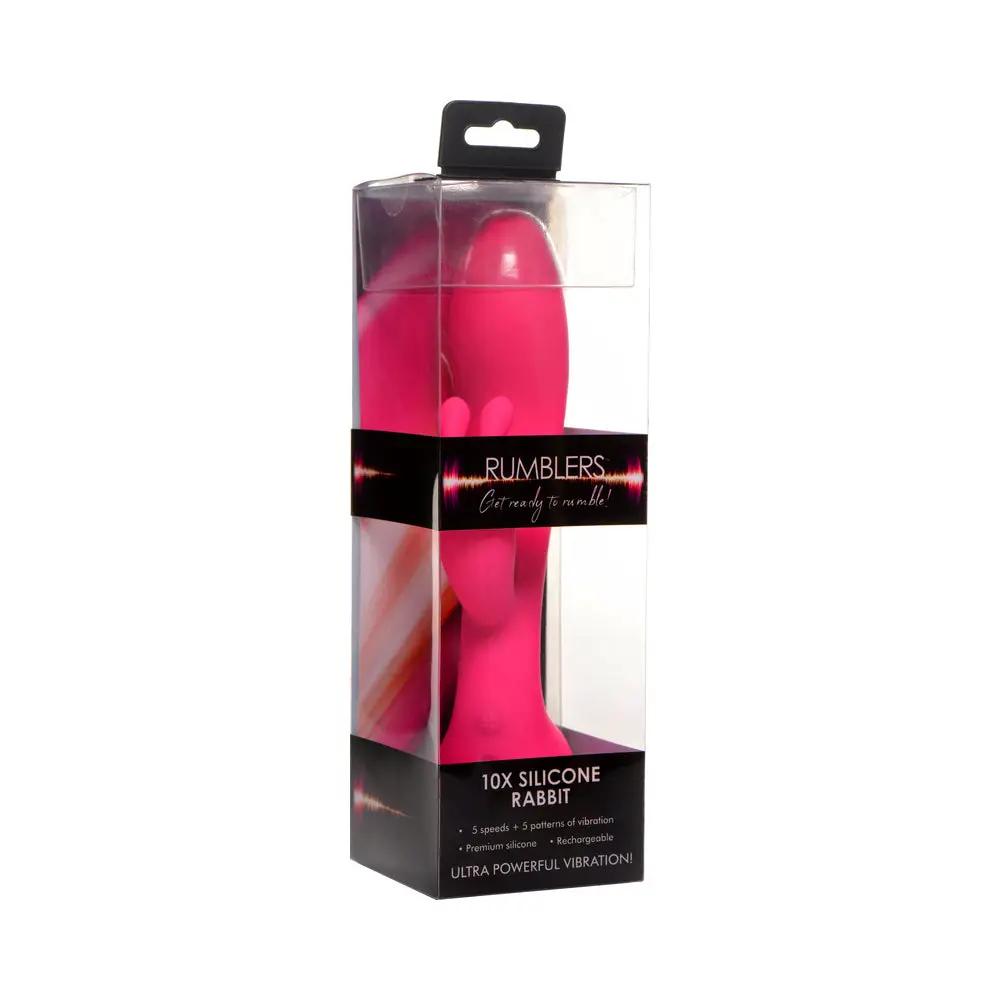 Rumblers 10X Rabbit Silicone Vibrator by XR Brands