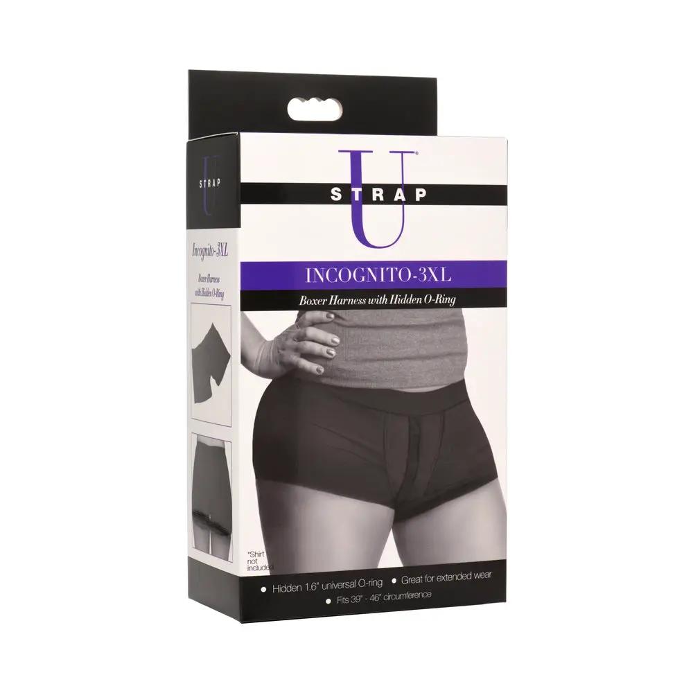 Strap U Incognito Boxer Harness with Hidden O-Ring 3XL by XR Brands