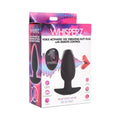 Whisperz Voice Activated 10X Vibrating Butt Plug with Remote by XR Brands