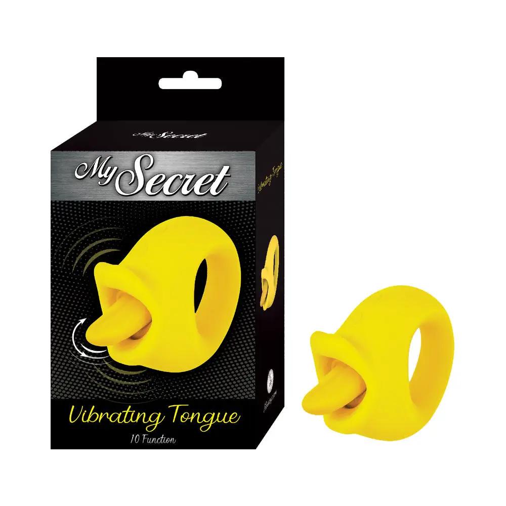 My Secret Vibrating Tongue Yellow by Nasstoys
