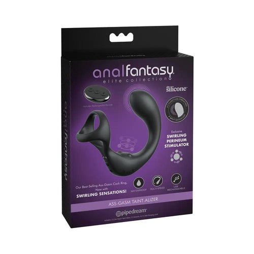 Anal Fantasy Elite Ass-gasm Taint-Alizer Black by Pipedream