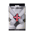 Sportsheets Sex & Mischief Ex's & Oh's Cross Cuffs by Sportsheets