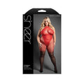 Fantasy Lingerie Sheer Eternal Flame Crotchless Ombré Bodystocking Queen Size by Fantasy Lingerie