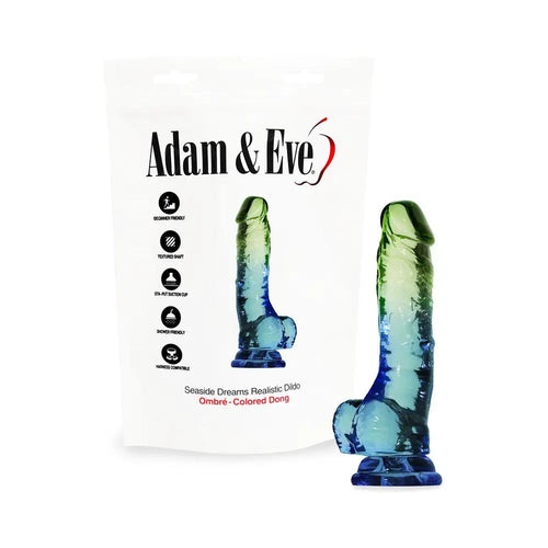 Adam & Eve Seaside Dreams Realistic Dildo 7.5 in. by Adam & Eve