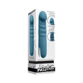 Evolved Queen Of All Trades Rechargeable Silicone Thrusting and Rotating Vibrator Teal by Evolved