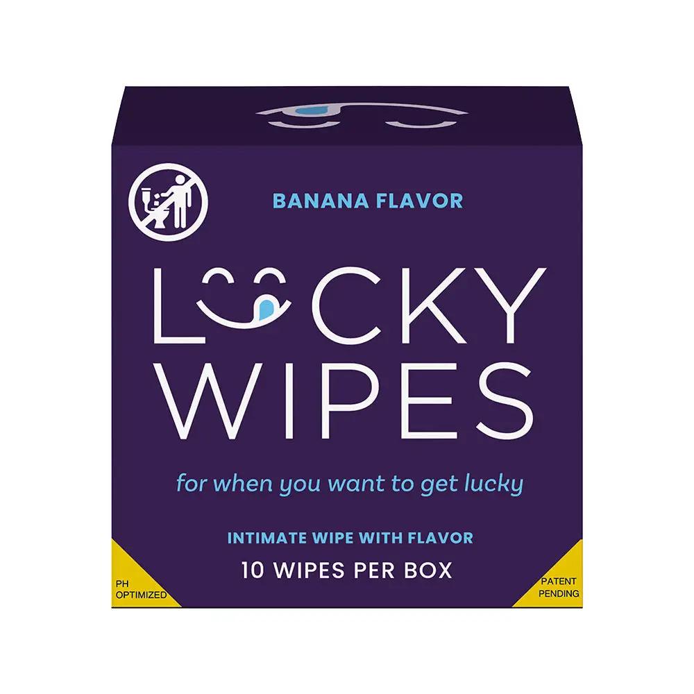 Sweetums Lucky Wipes Banana Flavor 10-Pack by Sweetums