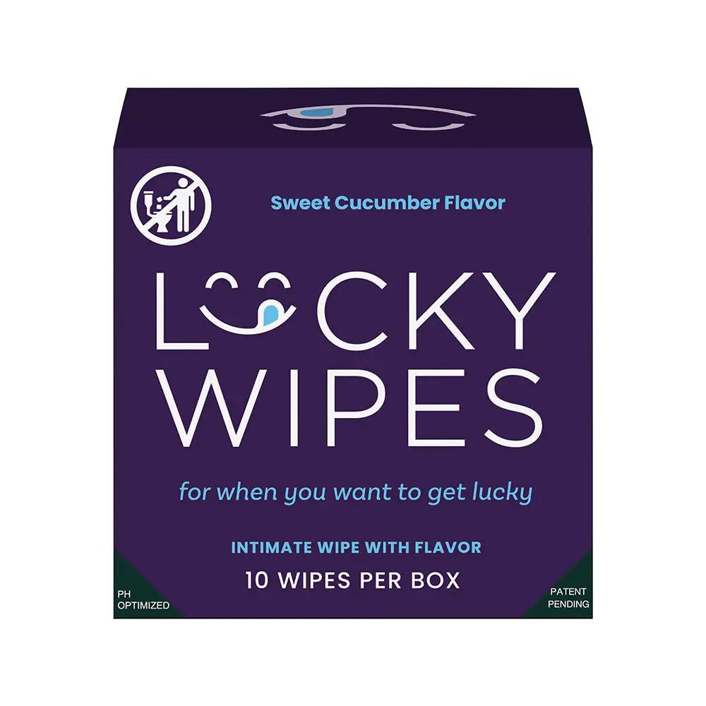 Sweetums Lucky Wipes Cucumber Flavor 10-Pack by Sweetums