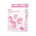 b-Vibe Pink Roses Training Plug Set by b-Vibe