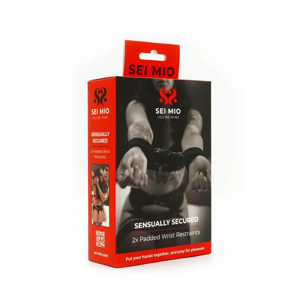 SEI MIO Sensually Secured Velvet Handcuffs by Creative Conceptions